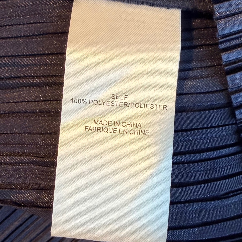 Tibi Navy Blue Pleated Skirt Size 8 - Picture 10 of 11